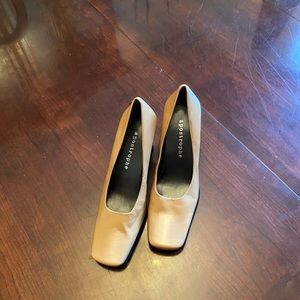 Women’s Brown Square Toe Pumps